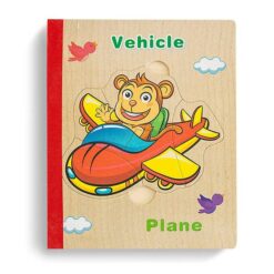 Carte Puzzle din lemn - Vehicule