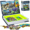 Carte educativa magnetica - Lumea Dinozaurilor
