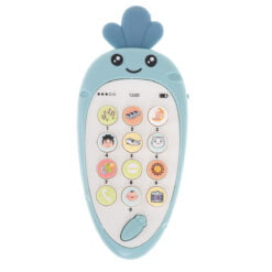 Telefon Albastru Smart pentru bebelusi cu sunete - Morcov