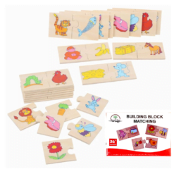 Puzzle educativ din 2 piese - Ce mananca animalele si insectele, 48 piese