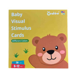 Set 20 carduri stimulare vizuala bebe, culori