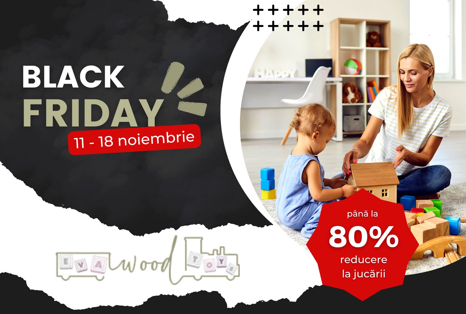 Can withstand wheel informal Jucarii Black Friday: Reduceri - EvaWoodToys.ro